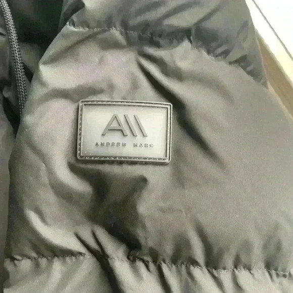 With flaw Andrew Marx Ingram Water Resistant Hooded Down Coat - Picture 5 of 7